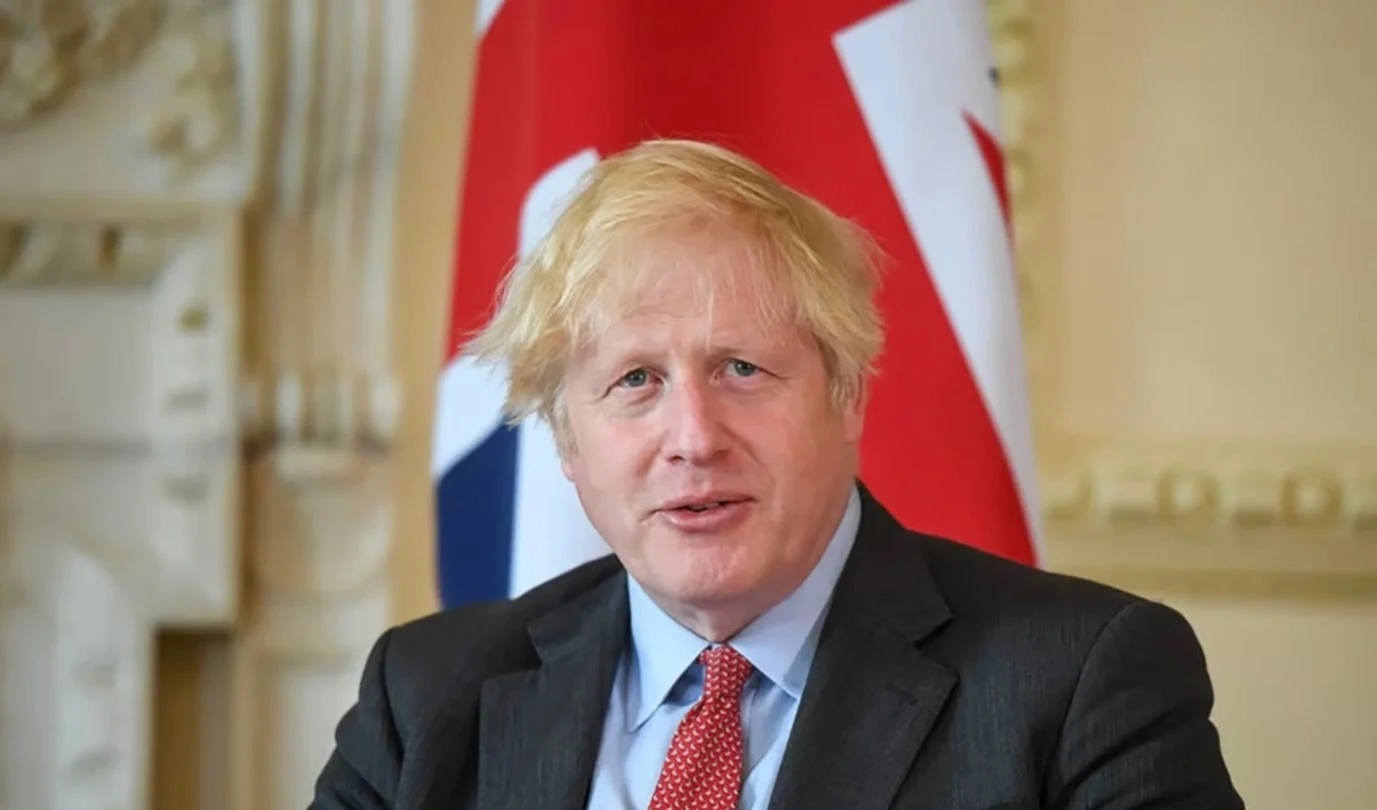 El ex primer ministro de Reino Unido  Boris Johnson.
