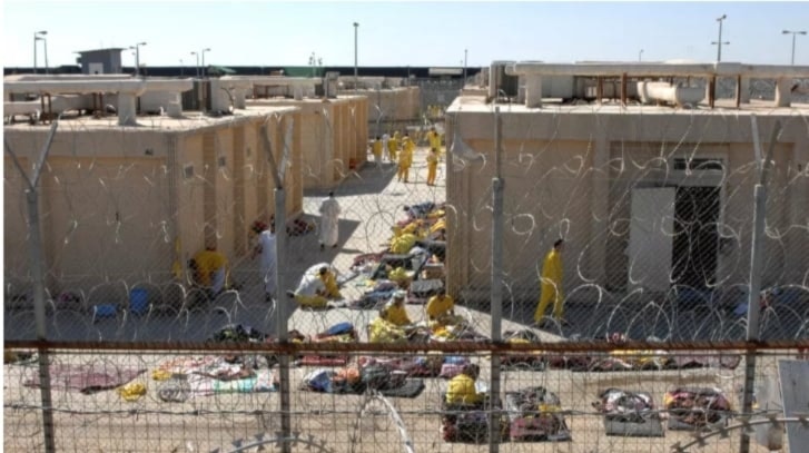 Una imagen del interior de la prisión de Abu Ghraib. Foto: AFP