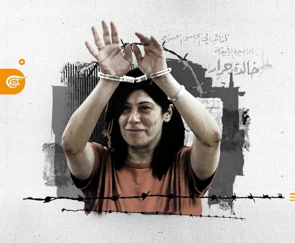 La dirigente prisionera del Frente Popular para la Liberación de Palestina, Khalida Jarrar.