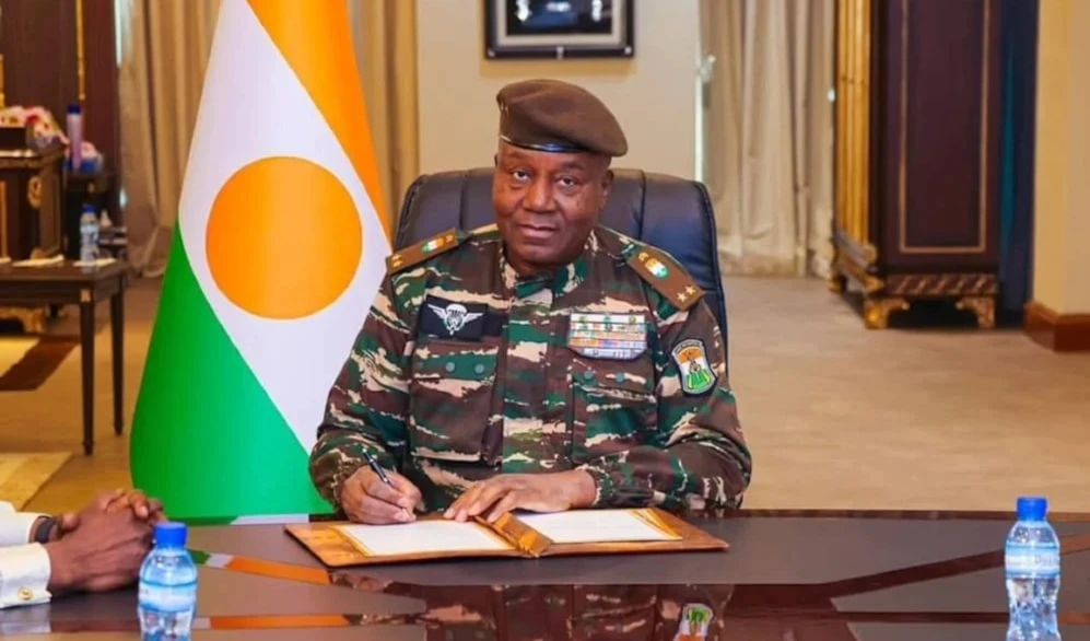 El general Abdourahamane Tchiani, presidente del consejo de transición en Níger.