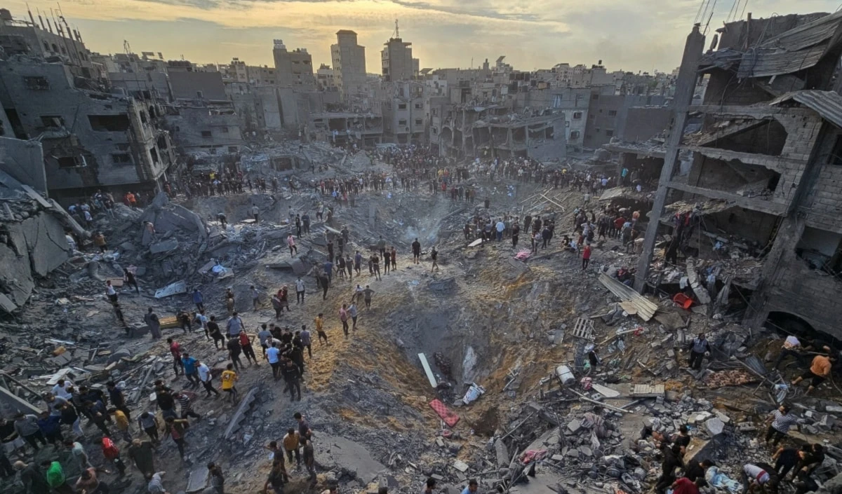 Masacre al norte de la Franja de Gaza.