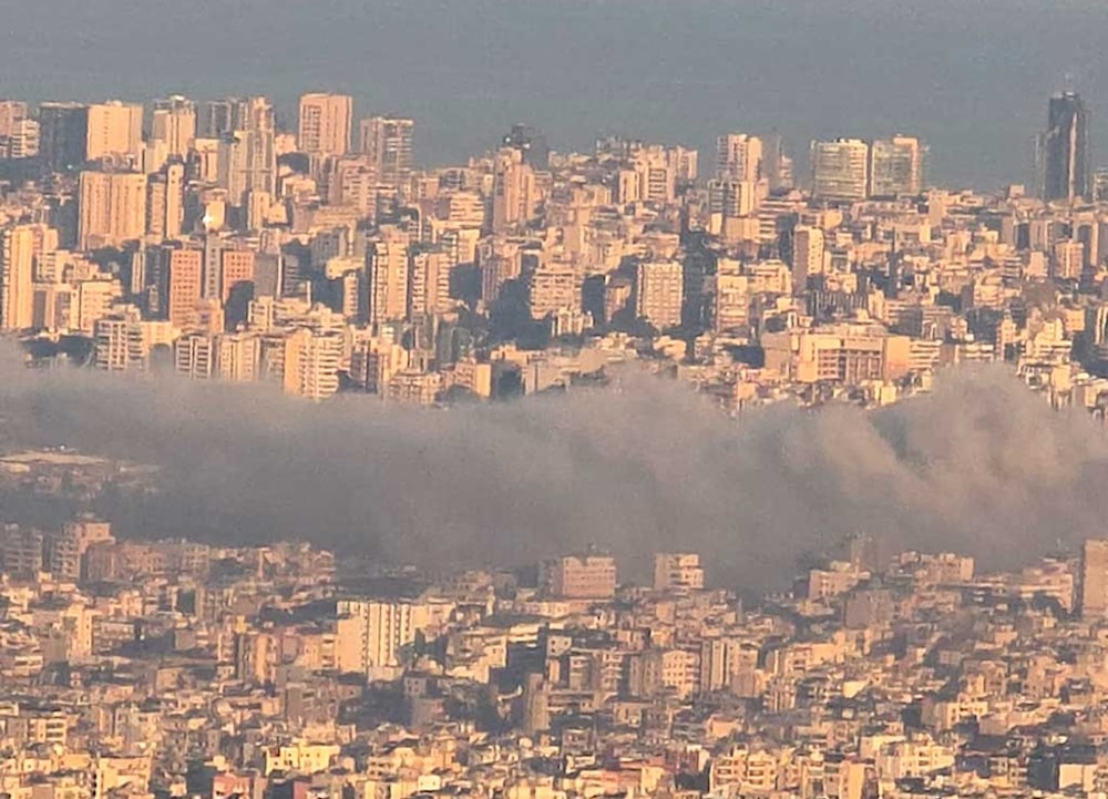 Efectos de las agresiones israelíes contra el suburbio sur de Beirut. 