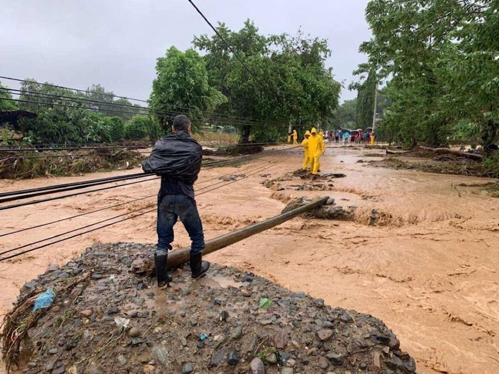 Más de 45 mil afectados en Honduras por tormenta Sara 