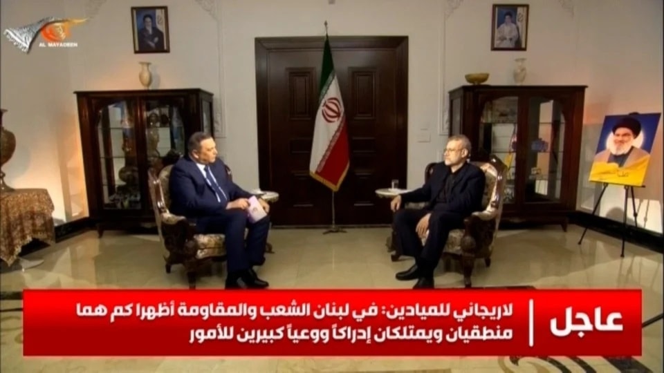 Larijani habla con Al Mayadeen sobre objetivos de su visita a Siria