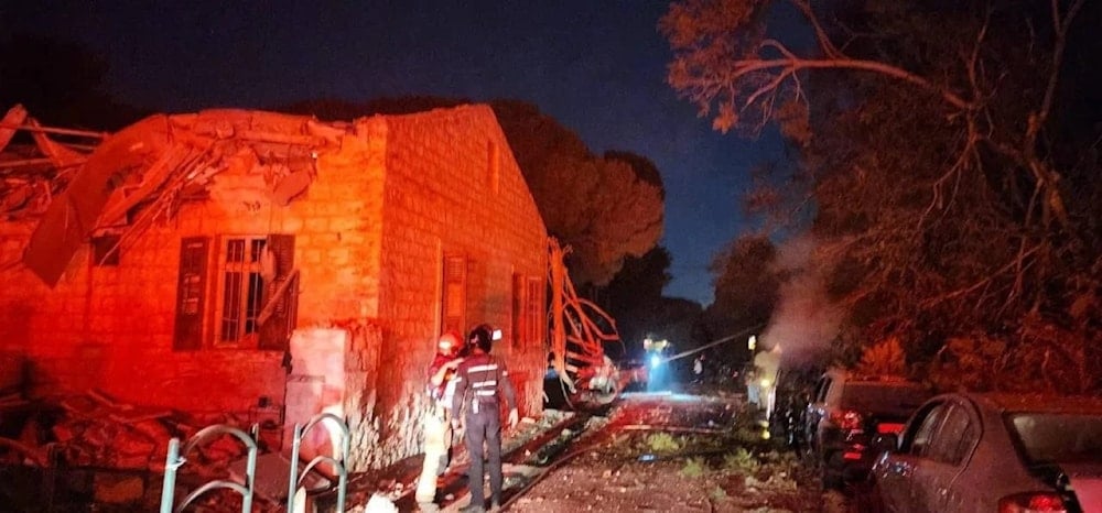  Bombardeo con misiles desde el Líbano contra Haifa