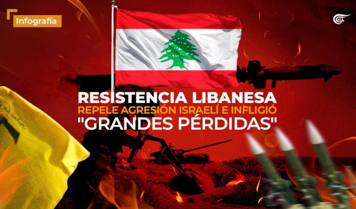 Resistencia libanesa repele agresión israelí e infligió "grandes pérdidas"