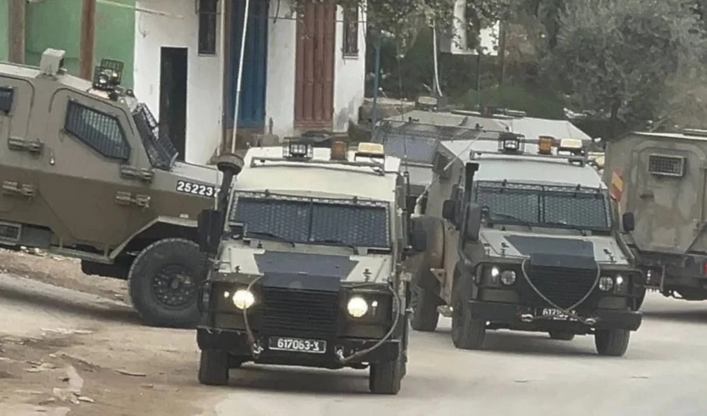 Retirada de vehículos de ocupación de Tubas, noreste de Cisjordania. 27 de noviembre de 2024 (Foto: Palestine Post)