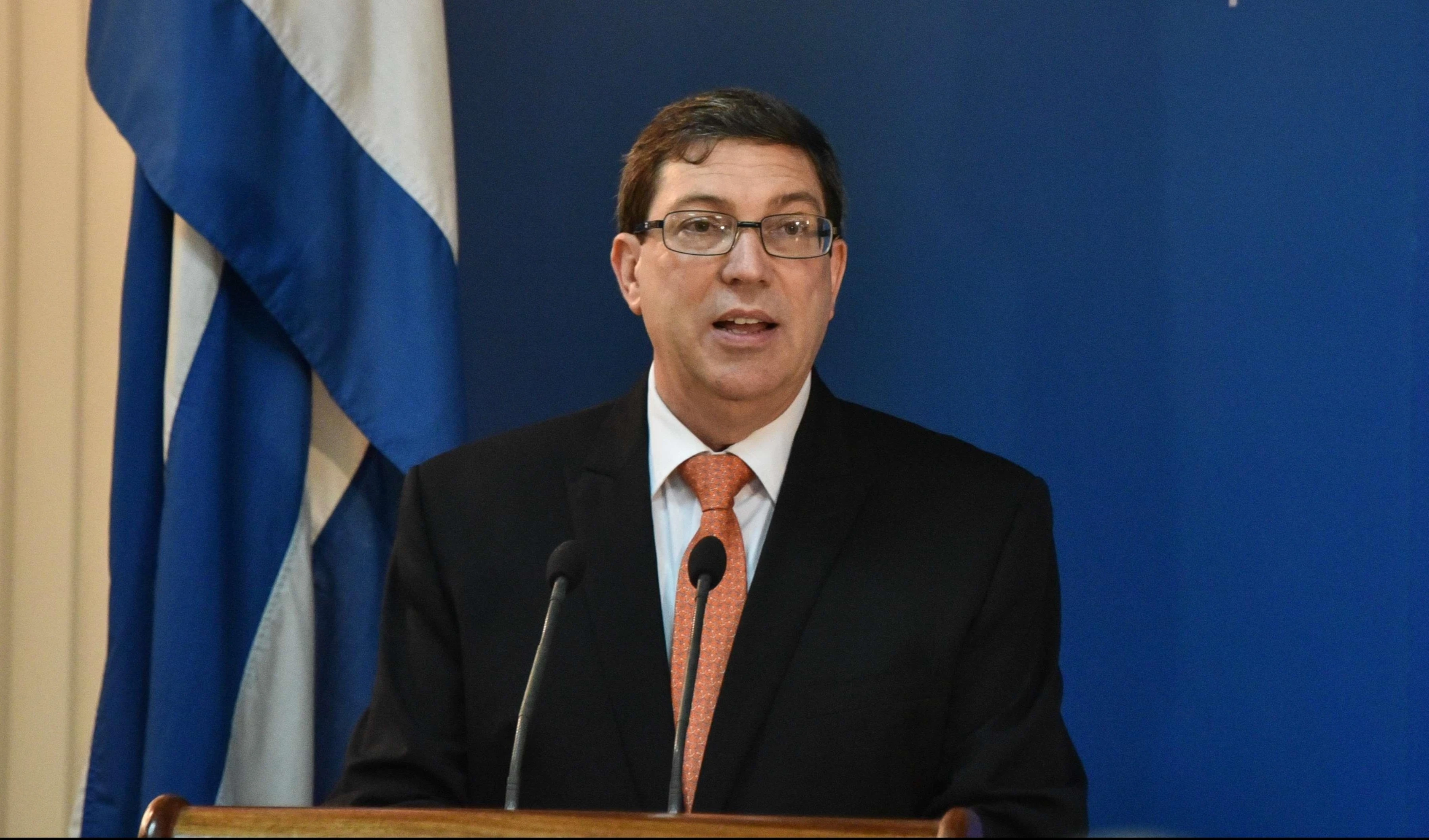 El canciller cubano, Bruno Rodríguez Parrilla.