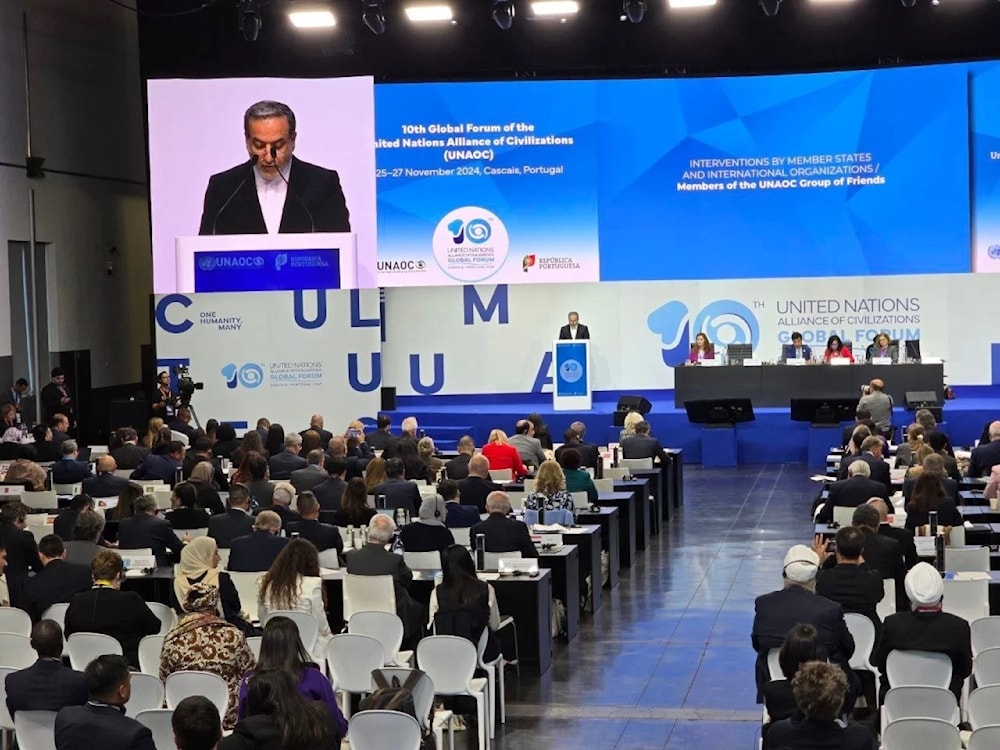 Discurso del ministro de Asuntos Exteriores de Irán durante Décimo Foro de Alto Nivel para la Alianza de Civilizaciones (Foto: Cancillería)