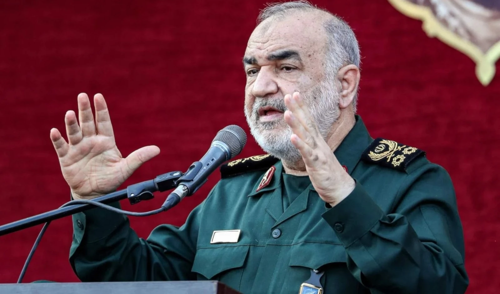 El comandante de la Guardia Revolucionaria de Irán, general de división Hossein Salami. El comandante de la Guardia Revolucionaria de Irán, general de división Hossein Salami.