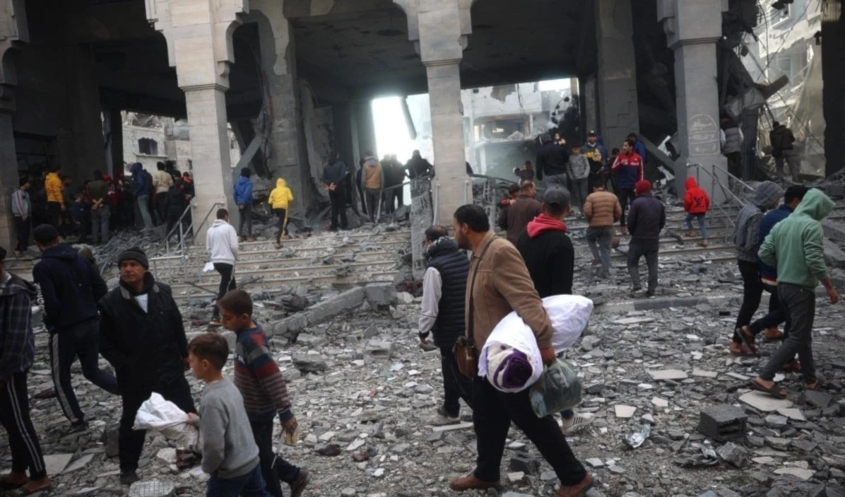 El intenso bombardeo a Al-Nuseirat dejó nueve palestinos muertos, varios heridos y una gran destrucción.