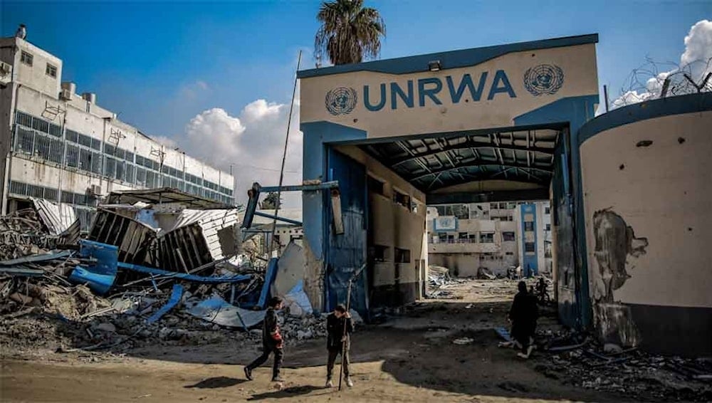 Escuela de la UNRWA  en Gaza destruida por bombardeos israelíes (agencias)