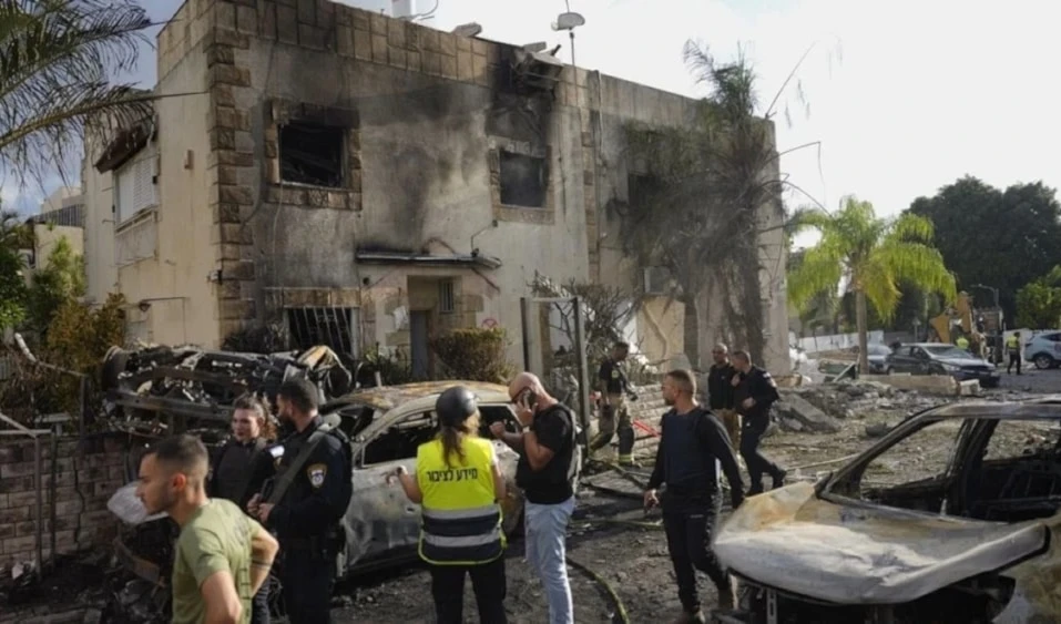 Efecto de los bombardeos de Hizbullah contra los asentamientos israelíes.