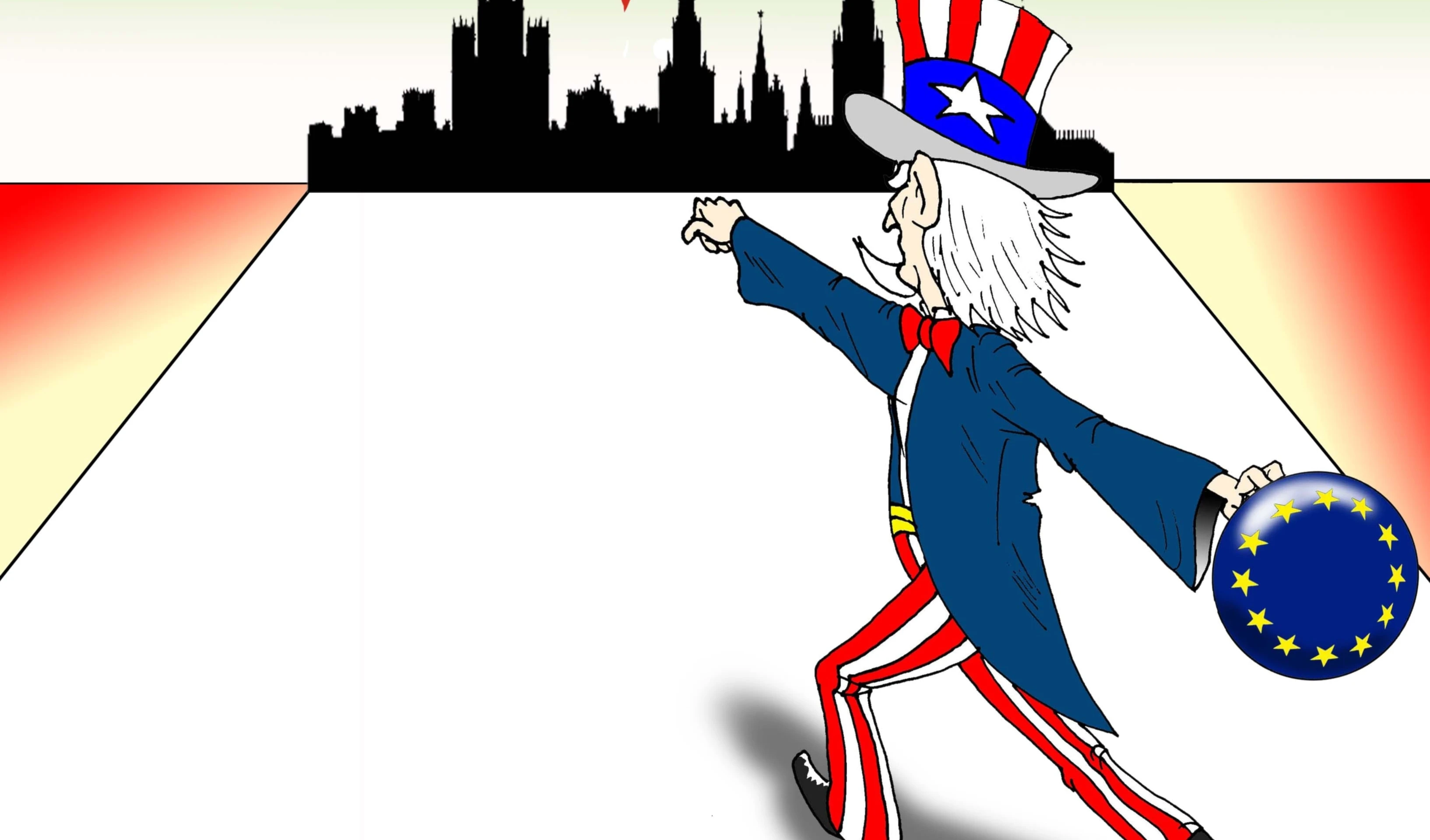 El que empuja no se da golpes