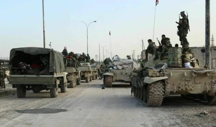 Soldados del ejército sirio