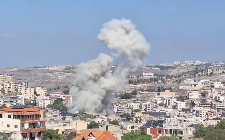 Aviones no tripulados israelíes impactaron los poblados de Al-Kfour y Arab Salim, en el distrito de Nabatieh.