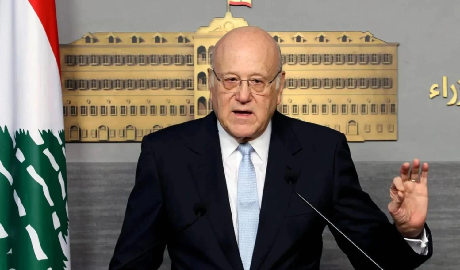 El primer ministro interino libanés, Najib Mikati. El primer ministro interino libanés, Najib Mikati.