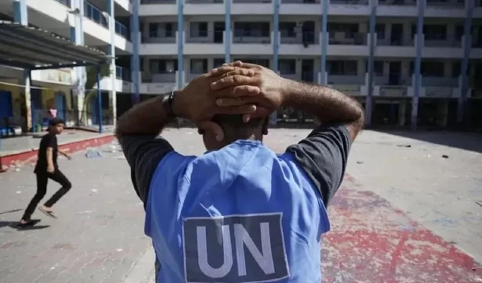 Destrucción de una escuela de la UNRWA en la Franja de Gaza como resultado de la agresión de "Israel"