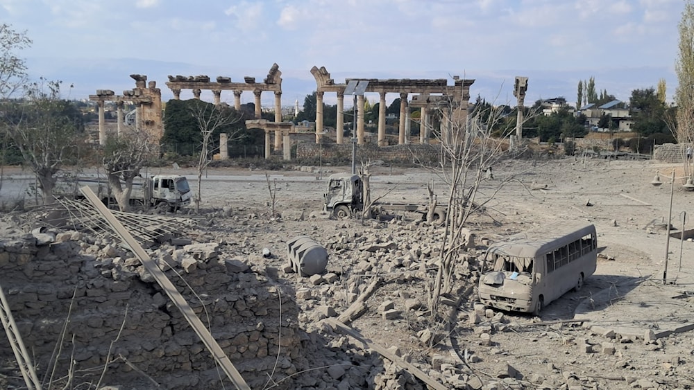 Agresión israelí destruye casa patrimonial en Baalbek, este de Líbano.