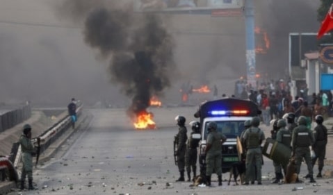 Reportan protestas contra el reelecto partido gobernante en Mozambique