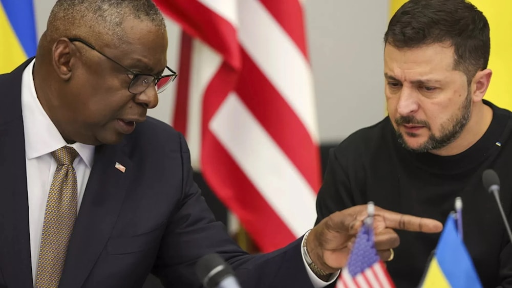 Presidente de Ucrania, Volodymyr Zelensky, y secretario de Defensa de EE. UU., Lloyd Austin (Foto: Agencias)