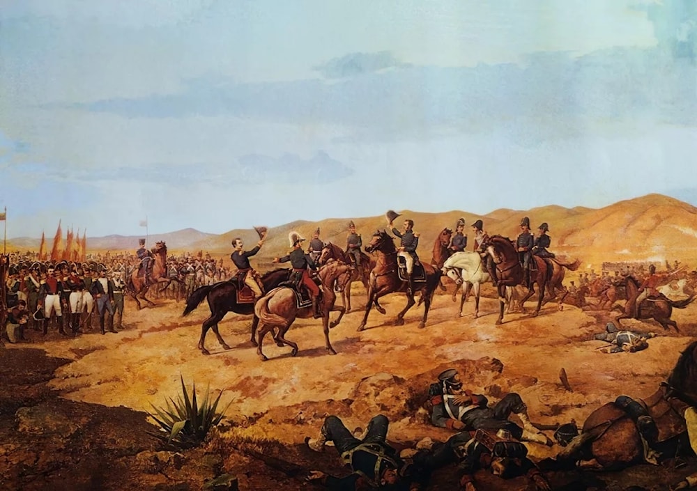 A dos siglos de la batalla de Ayacucho. Imagen: Martín Tovar y Tovar. National Art Gallery. 