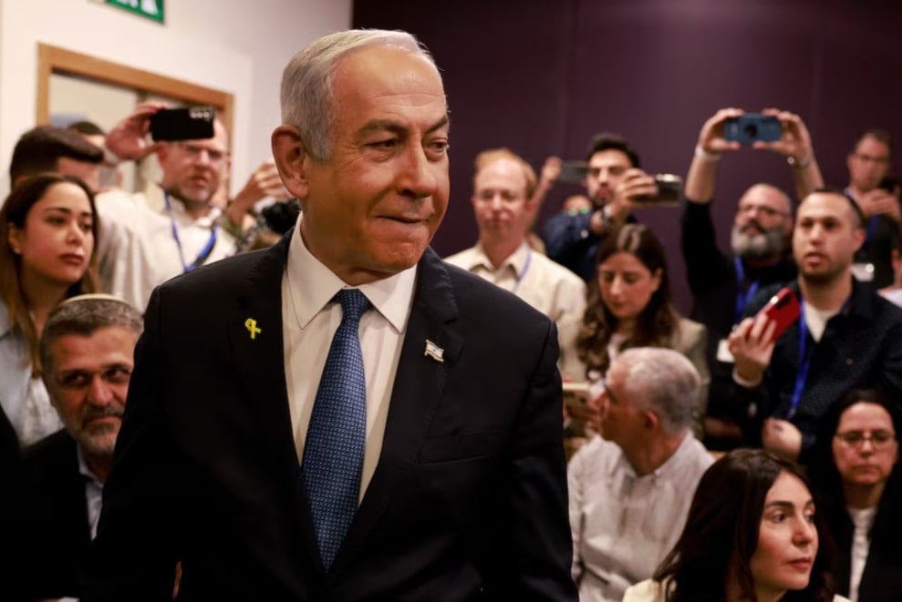 Netanyahu llegó a la corte para su juicio por corrupción. (Foto: AP)