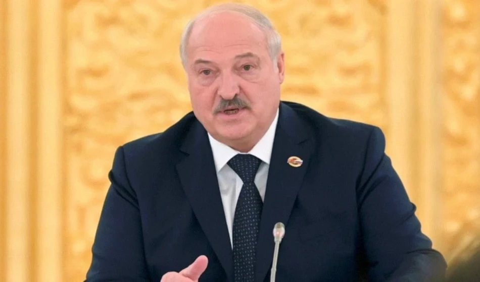 El presidente de Bielorrusia, Alexander Lukashenko.