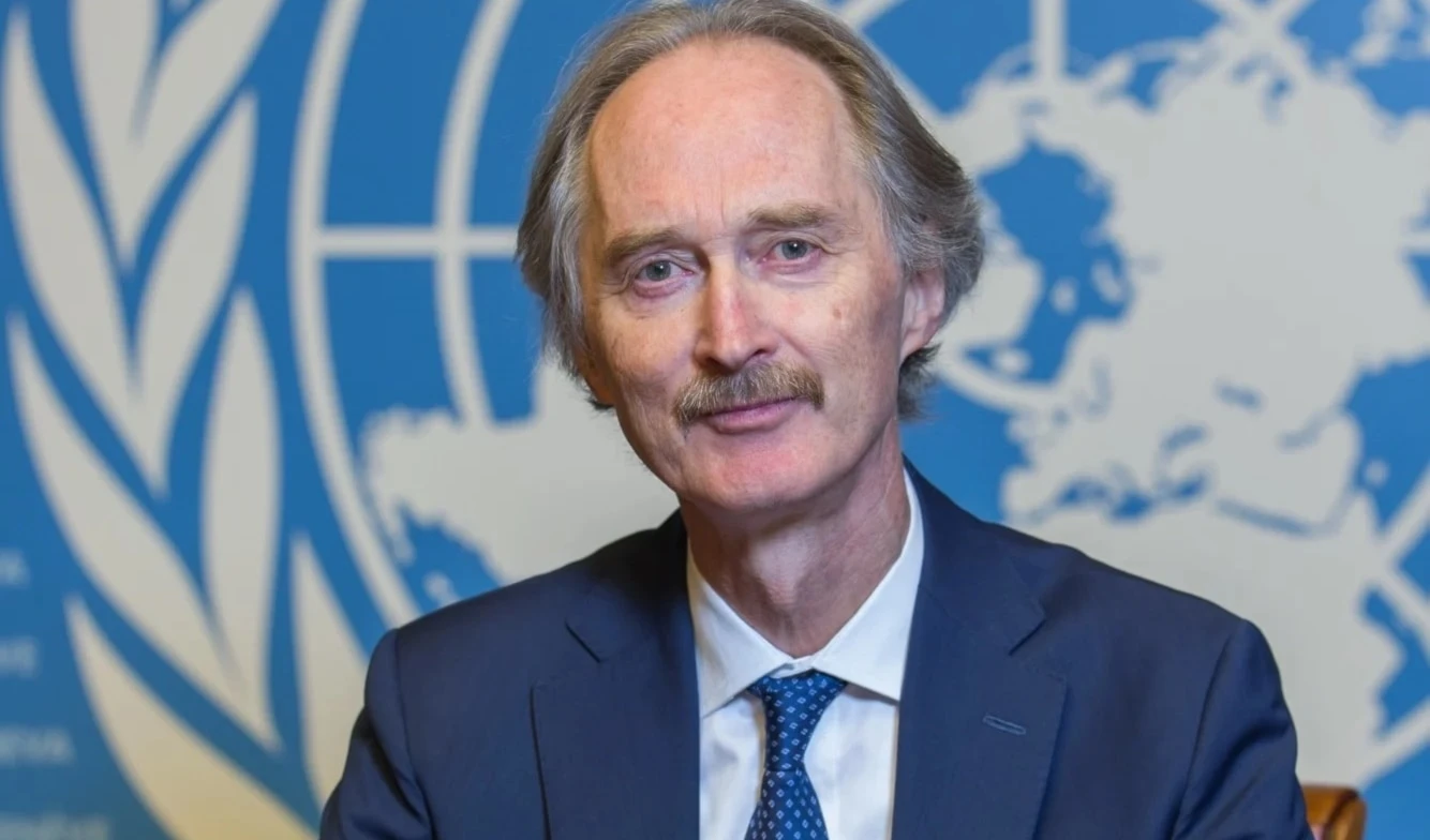 El enviado especial de la Organización de Naciones Unidas a Siria, Geir Pedersen. El enviado especial de la Organización de Naciones Unidas a Siria, Geir Pedersen.