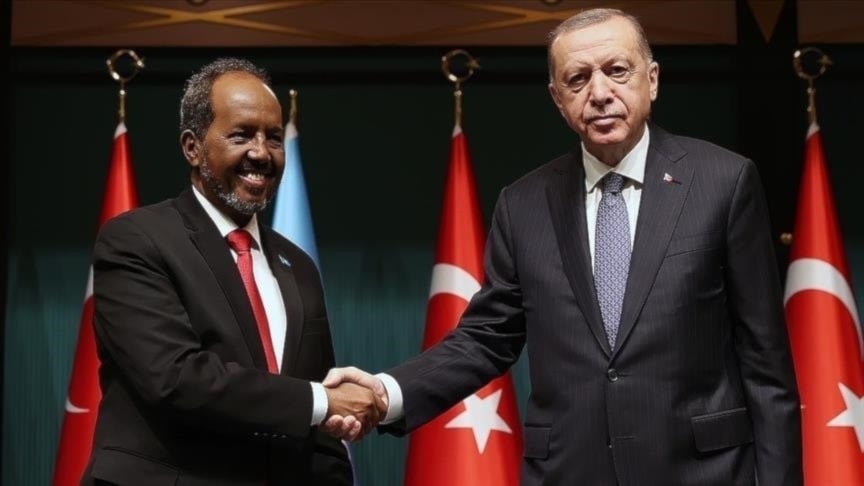 Presidentes de Turquía y Somalia