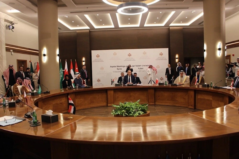 Declaración final de la reunión de Aqaba manifiesta apoyo a Siria.14 de diciembre de 2024 (Foto: Agencias)