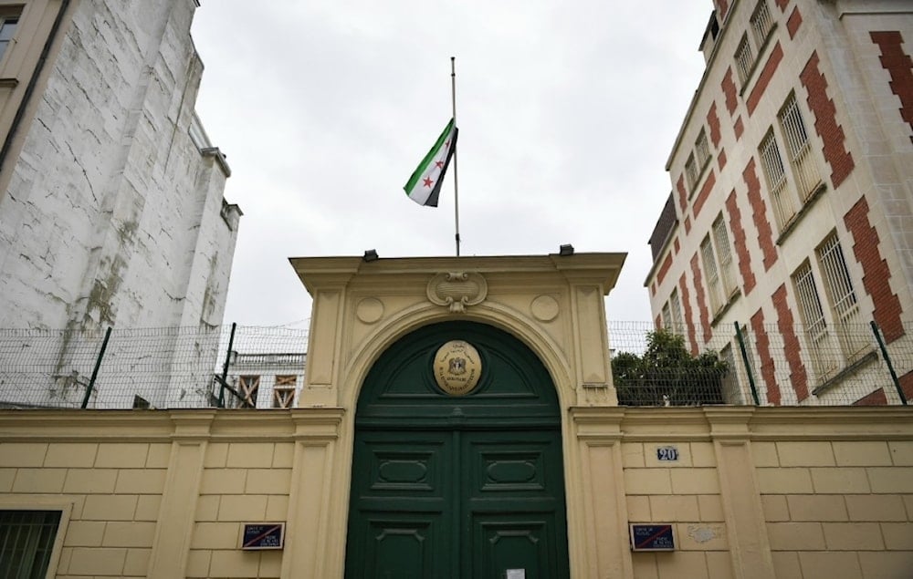 Embajada de Siria en la capital de Francia. 11 de diciembre de 2024 (Foto: Agencias)