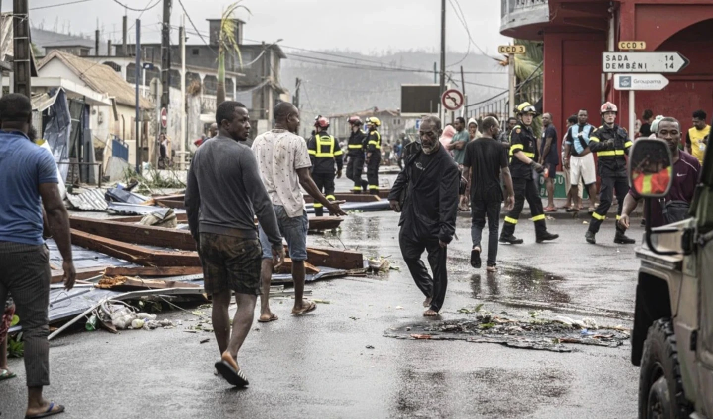 Francia decreta toque de queda nocturno en Mayotte tras ciclón