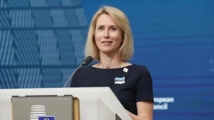 Actual alta representante de la Unión para Asuntos Exteriores y vicepresidenta en la Comisión Europea, Kaja Kallas.