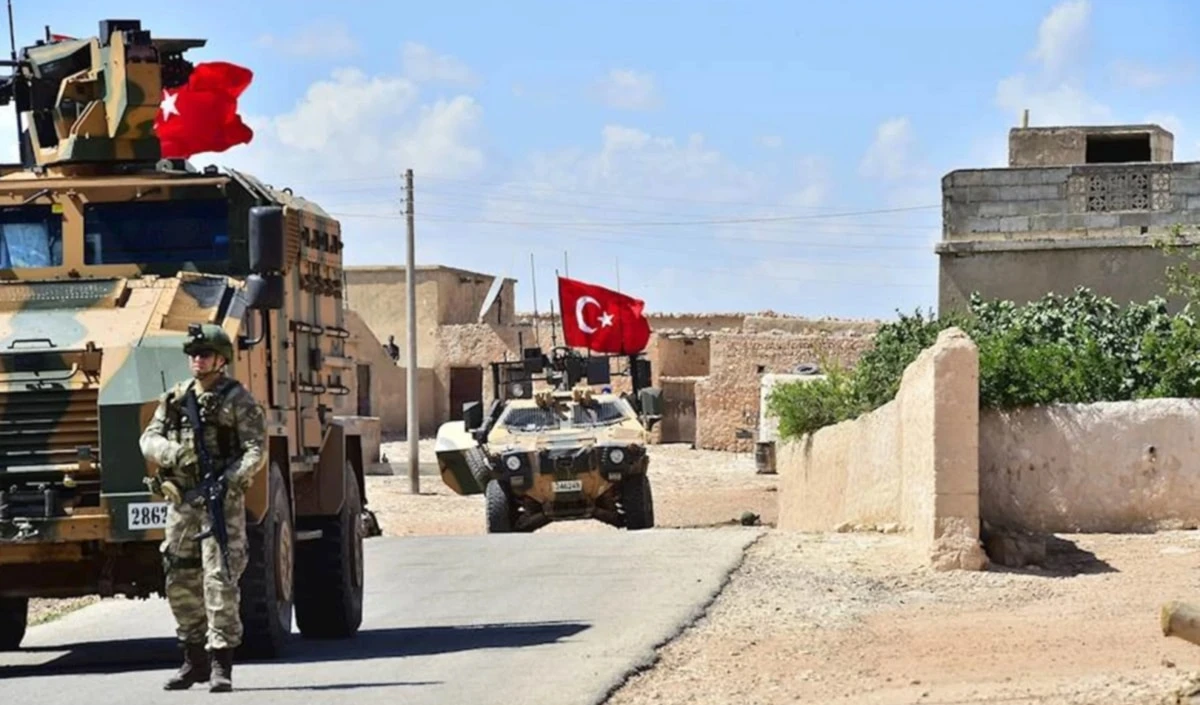 Tropas militares turca en el norte de Siria.