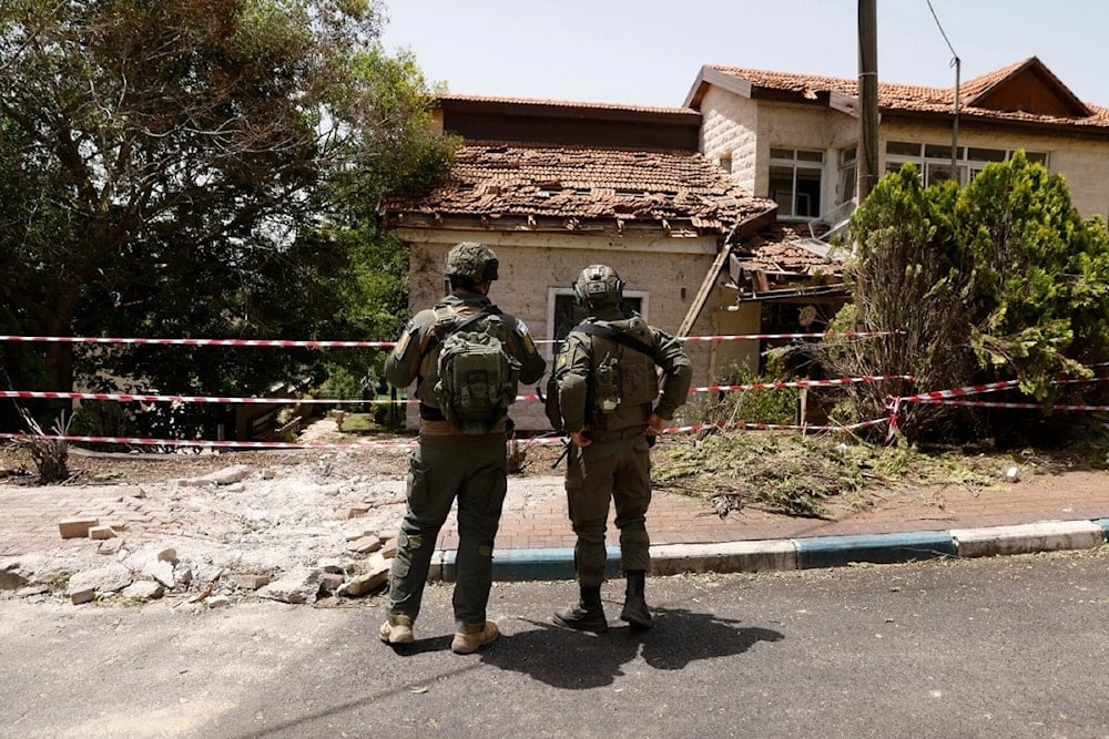 Dños causados a los asentamientos israelíes por los ataques de la Resistencia de Líbano.