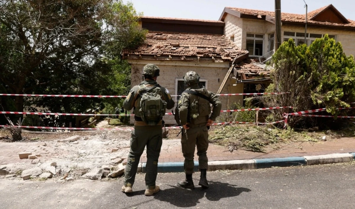 Dños causados a los asentamientos israelíes por los ataques de la Resistencia de Líbano.
