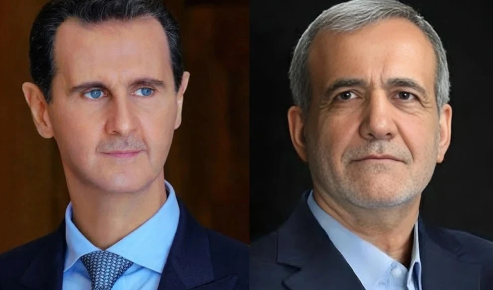 Bashar al-Assad y Masoud Pezeshkian patentizaron su rechazo a cualquier forma de terrorismo.