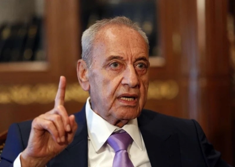 Presidente del Parlamento libanés, Nabih Berri