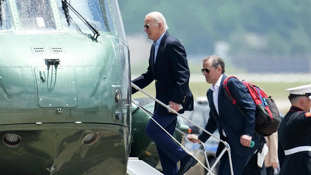 El presidente de Estados Unidos, Joe Biden, y su hijo Hunter.