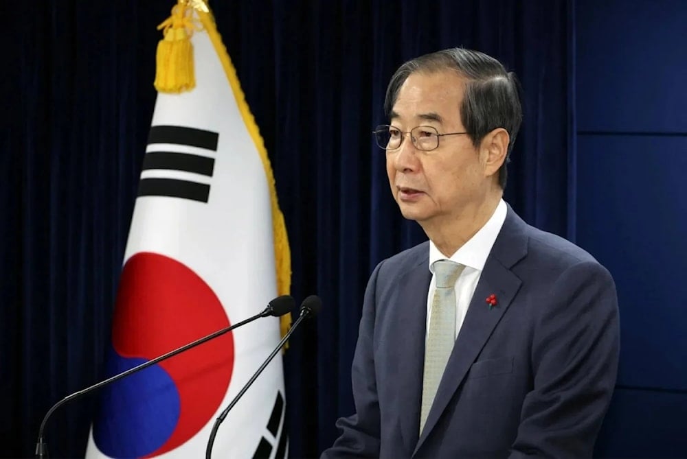 El primer ministro interino de Corea del Sur, Han Dak-soo.