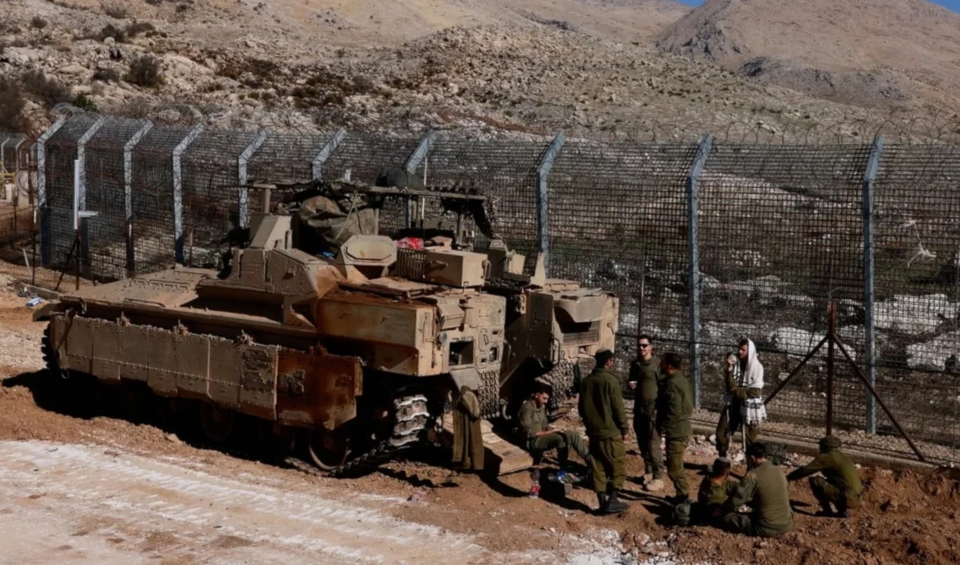Fuerzas israelíes estacionadas en el Golán Sirio ocupado. Fuerzas israelíes estacionadas en el Golán Sirio ocupado.