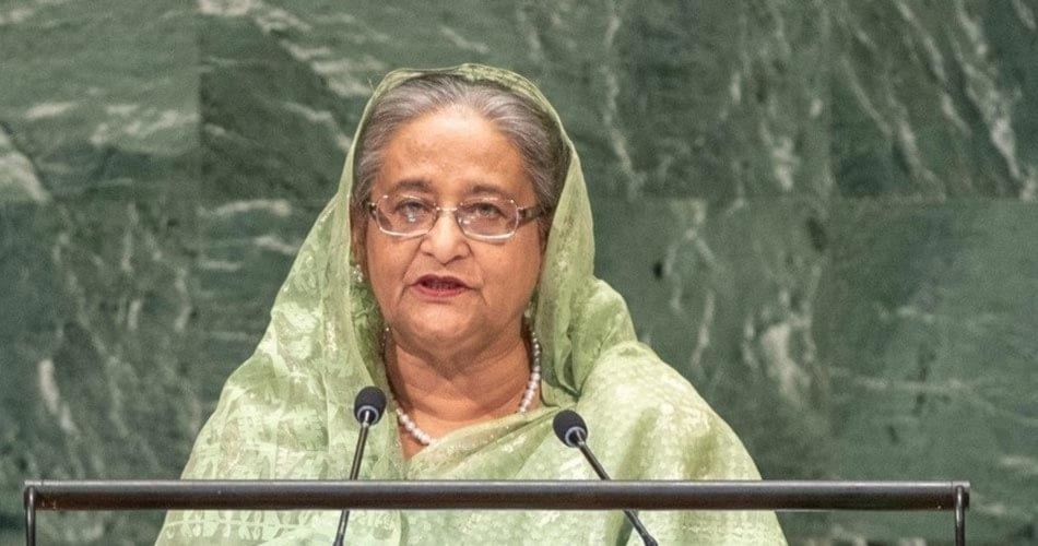 La derrocada primera ministra de bangladés Sheikh Hasina Wajid. 