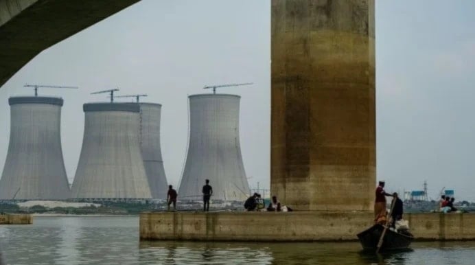 Rusia construye la central nuclear de Rooppur en Bangladesh.