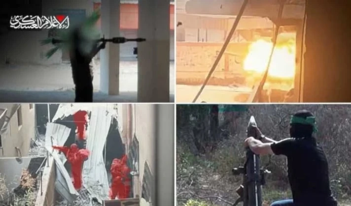 Resistencia palestina en Gaza vuela una casa con 12 soldados israelíes.