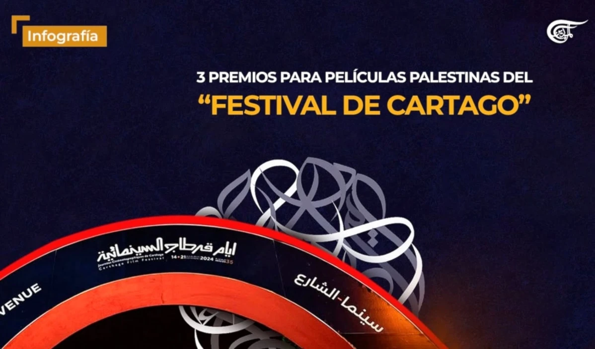 Tres premios para películas palestinas en Festival de Cartago