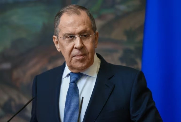 El ministro de Asuntos Exteriores de Rusia, Serguei Lavrov.