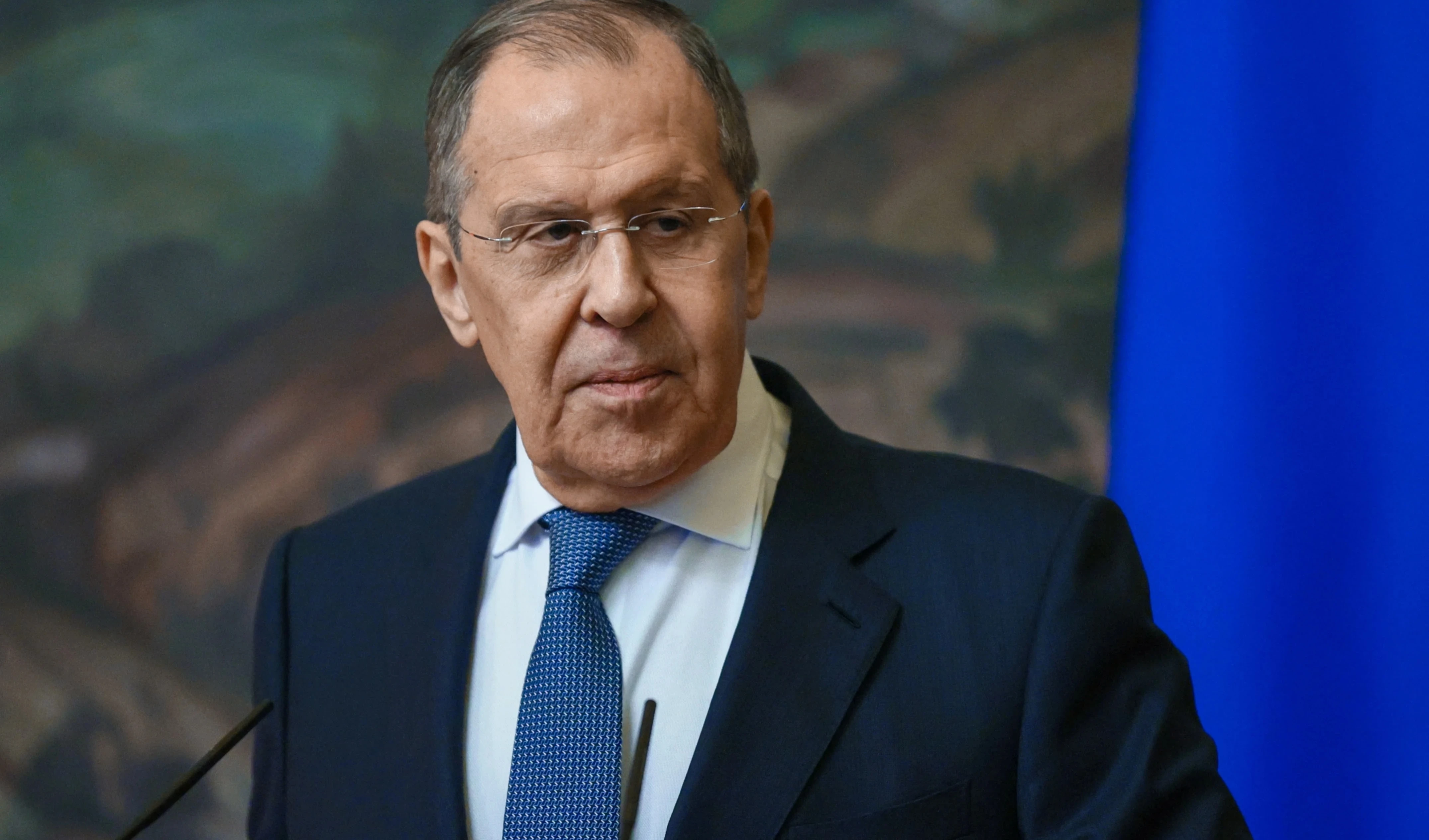 El ministro de Asuntos Exteriores ruso, Serguei Lavrov.