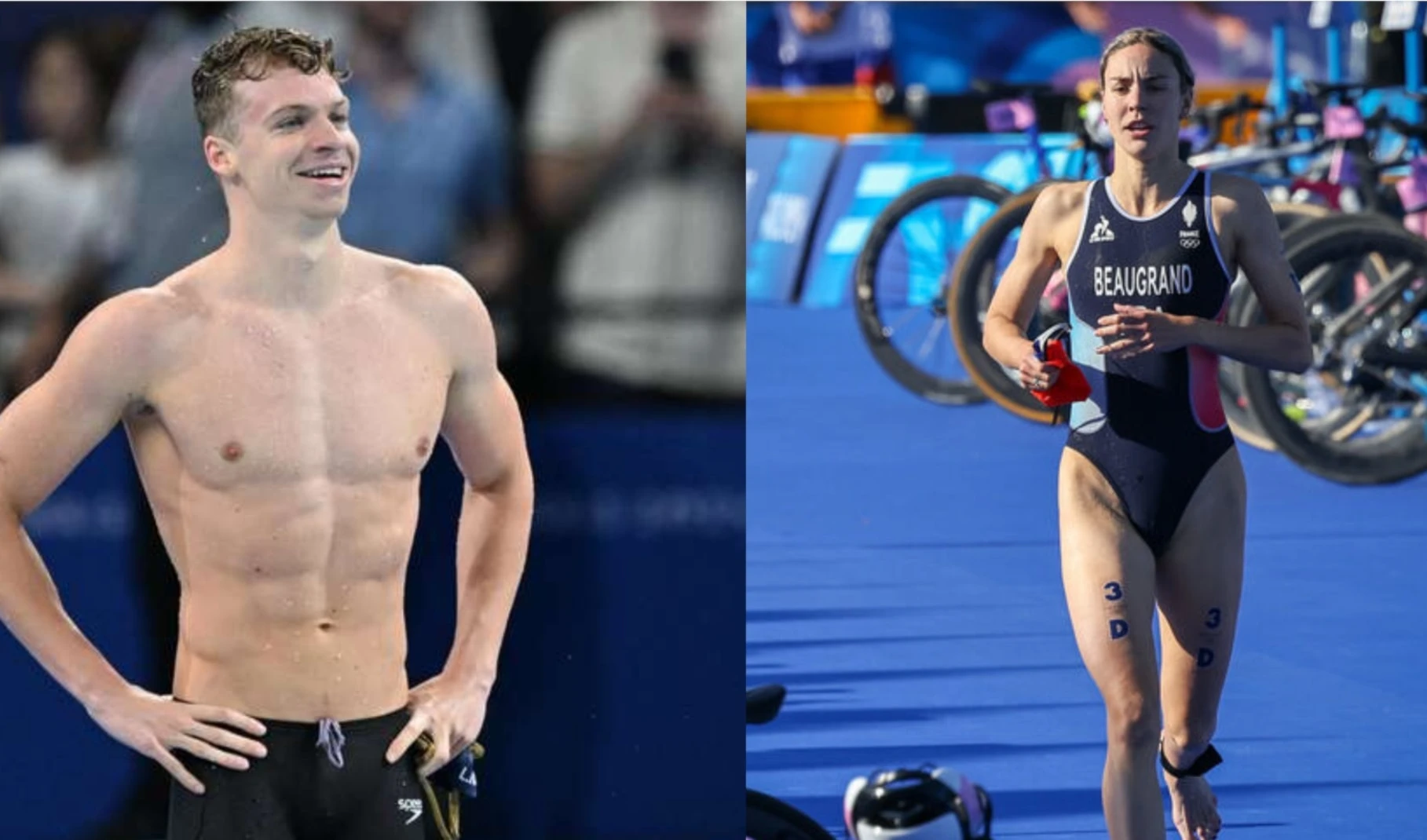 Marchand y Beaugrand, elegidos mejores deportistas de Francia en 2024. Marchand y Beaugrand, elegidos mejores deportistas de Francia en 2024.