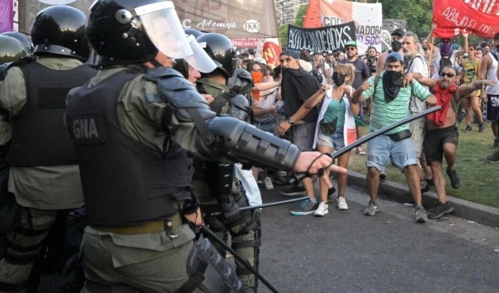 El nivel de represión en Argentina llega a cifras alarmantes en 2024